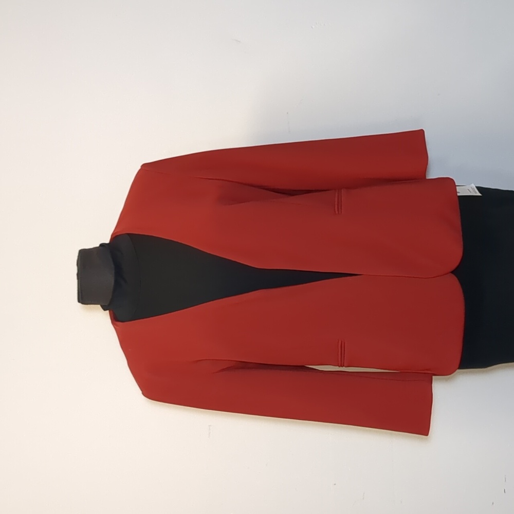 Theory Lindrayia Admiral Open Front Fashion Jacket Blazer Size 12 - Picture 2 of 10